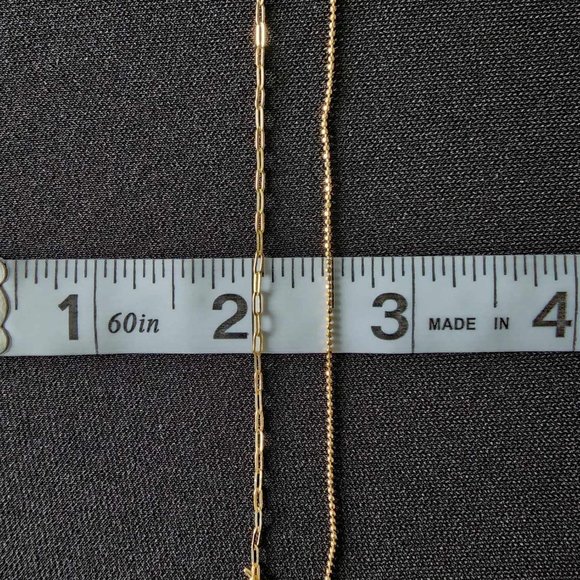 2 design gold bracelet - Picture 8 of 16